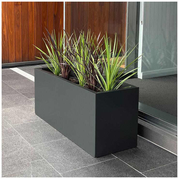 Greenlife Designer Planter Box L x 900 x W x 340 x H 400mm Charcoal Greenlife Designer Planter Box L x 900 x W x 340 x H 400mm Charcoal