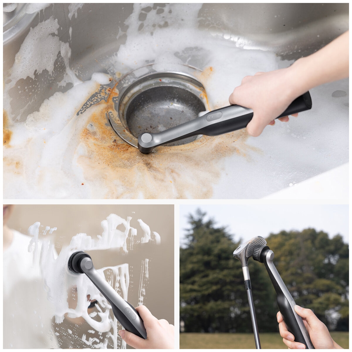 HOTO Wand Cordless Spin Scrubber QWQJA07