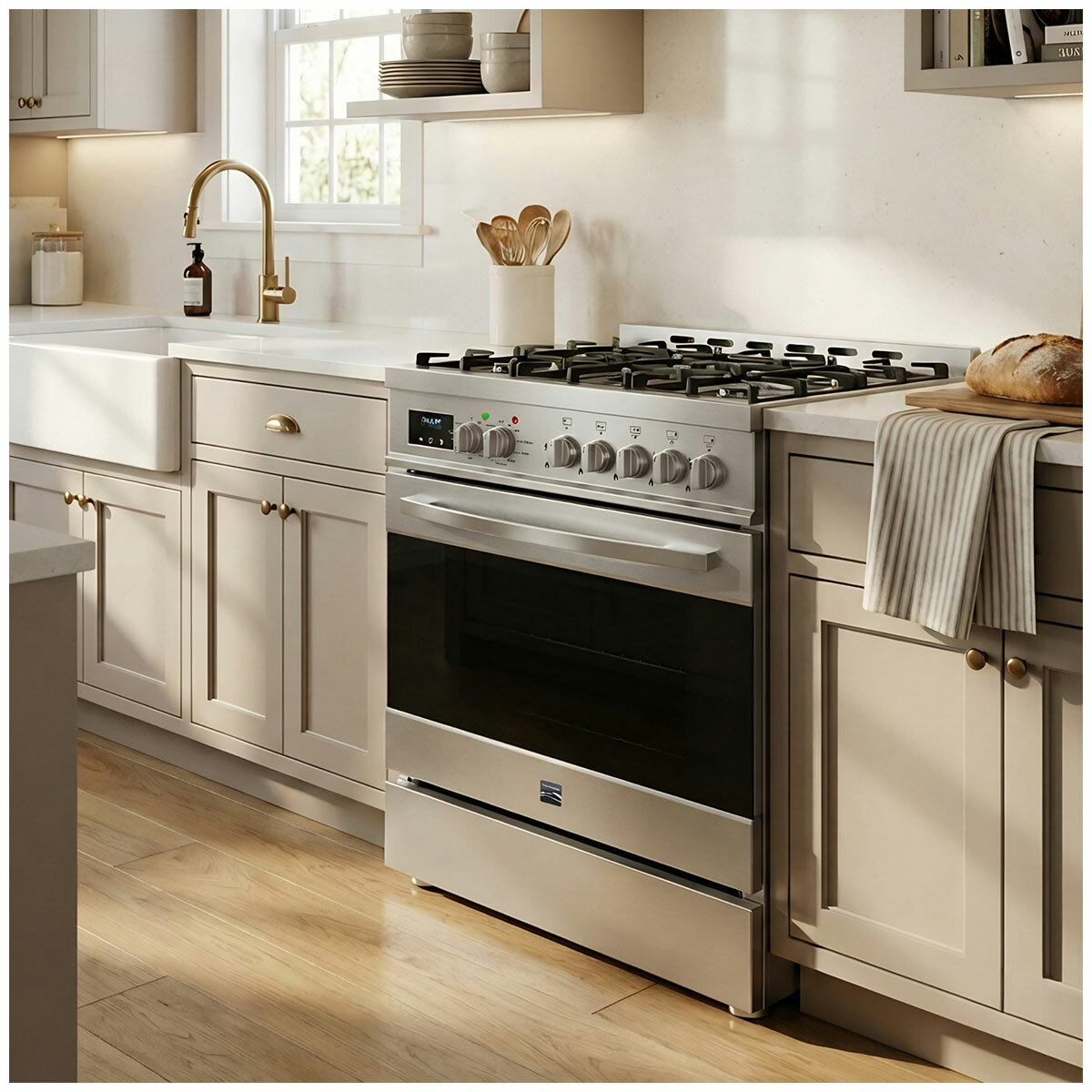 Kenmore 90cm Freestanding Dual Range Cooker with Air Fry KKDF90-AFAU Kenmore 90cm Freestanding Dual Range Cooker with Air Fry KKDF90-AFAU