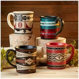 Pendleton Ceramic Mugs 4 piece set. The College Fund