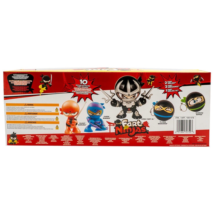 Funrise Fart Ninjas 5 Pack Flatulence Fighters