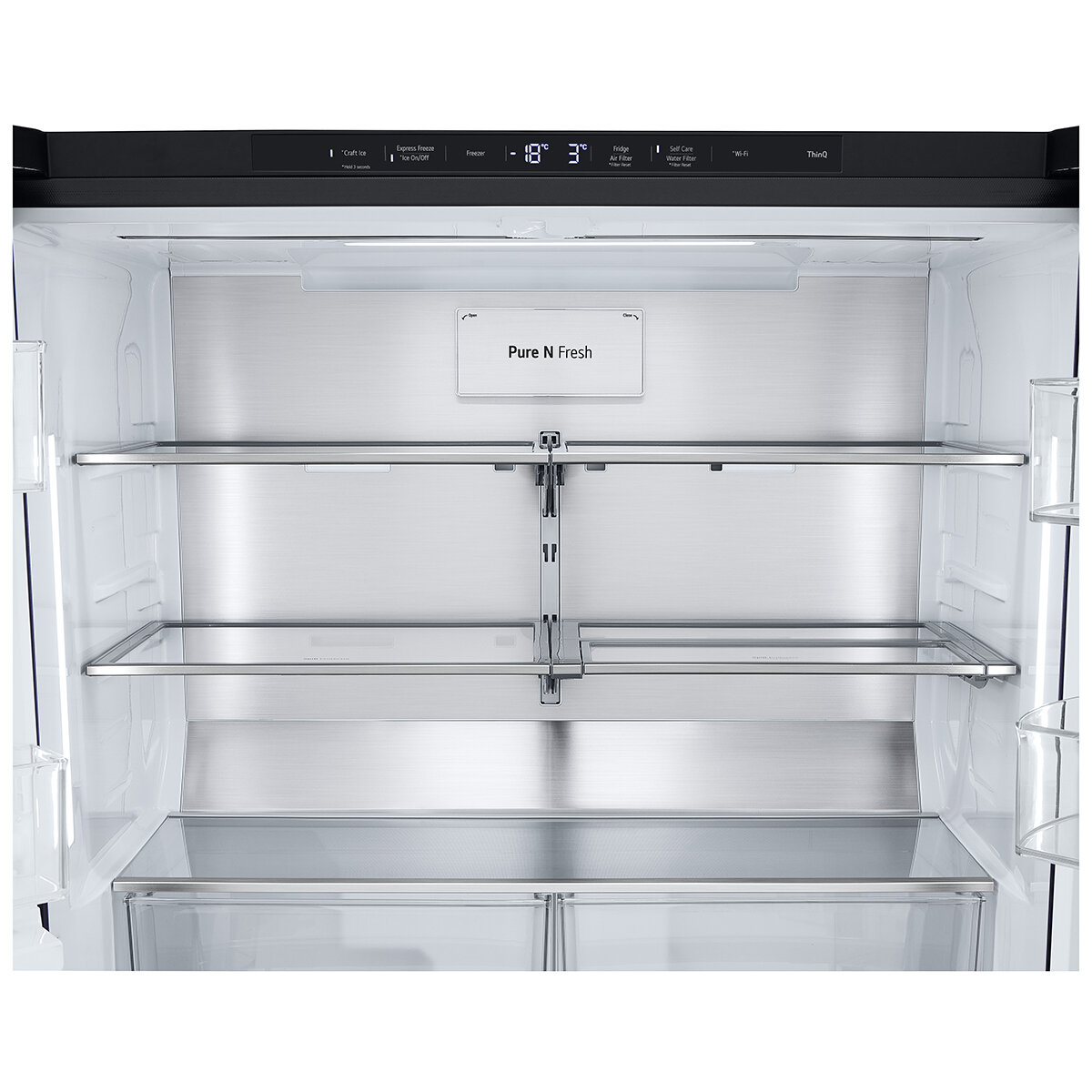 LG 638L French Door Fridge Matte Black GF-D700MBLC