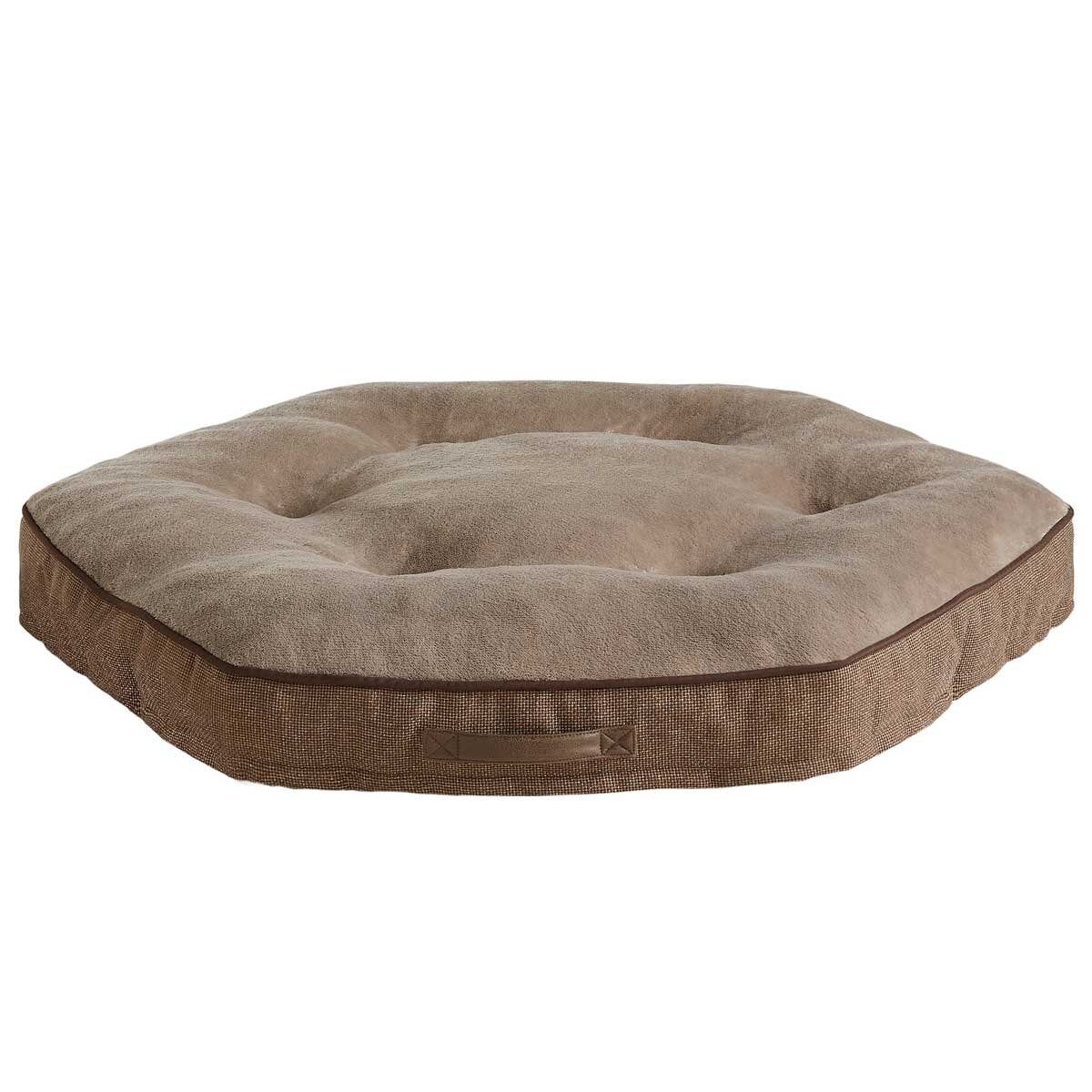 Kirkland Signature Hexagon Pet Napper Spring Brown Faux Fur