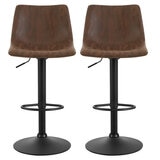 Artiss Vintage 2 Pack Barstool Brown