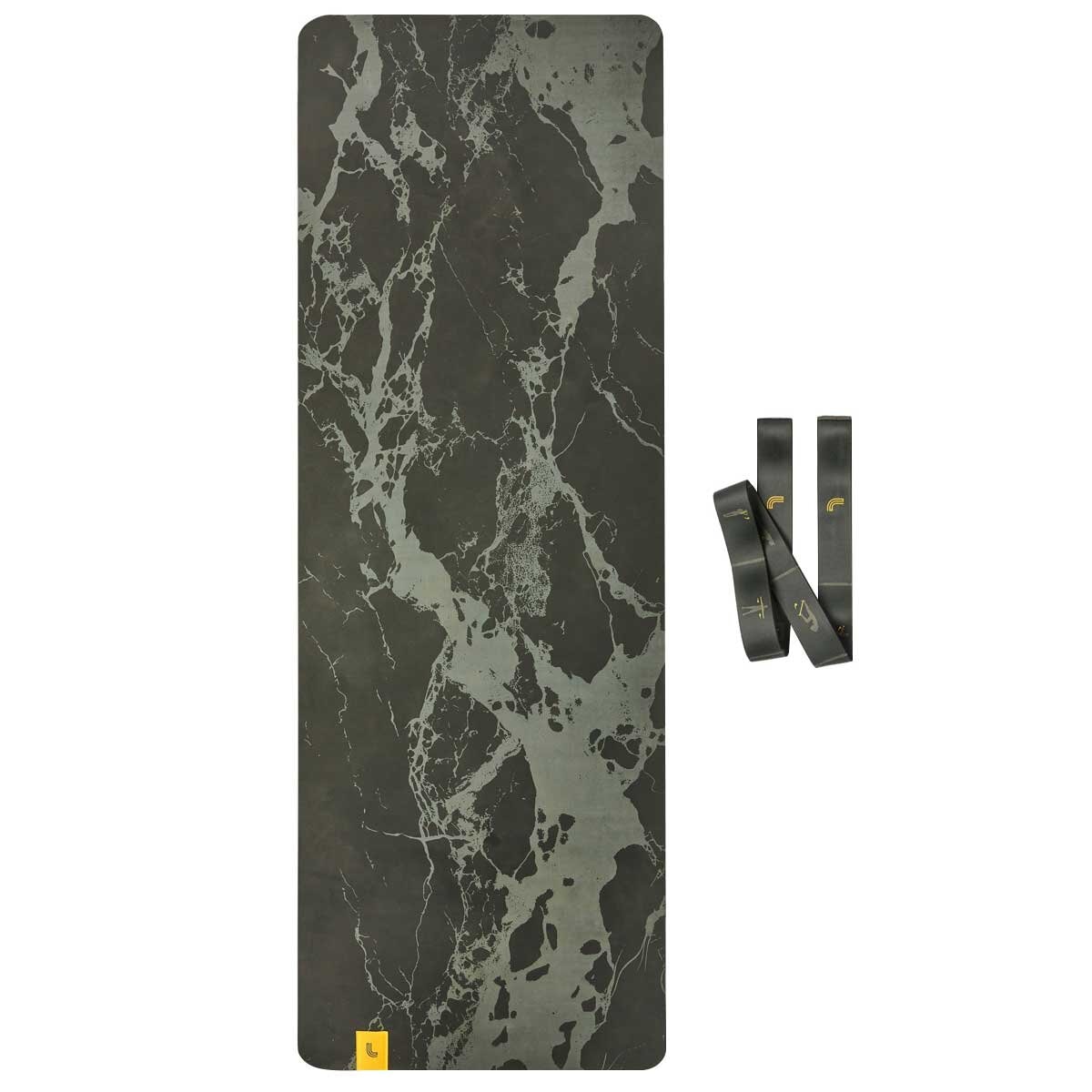 Lolë Yoga Mat With 2 In 1 Strap Olive Green