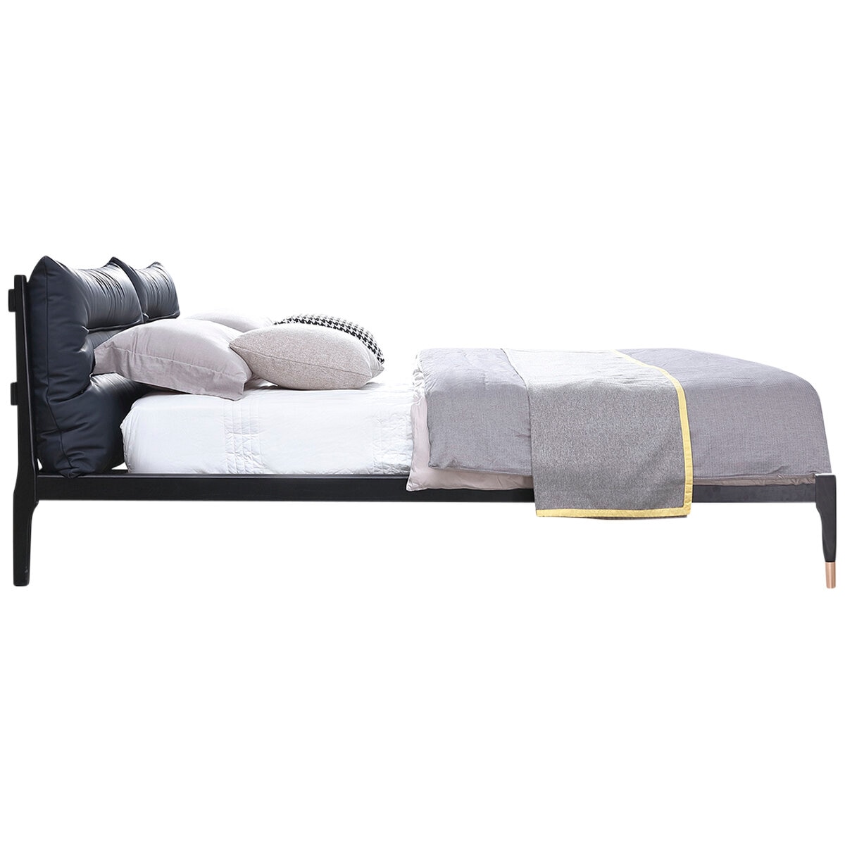 Moran Hagen King Bed with Encasement and Slats