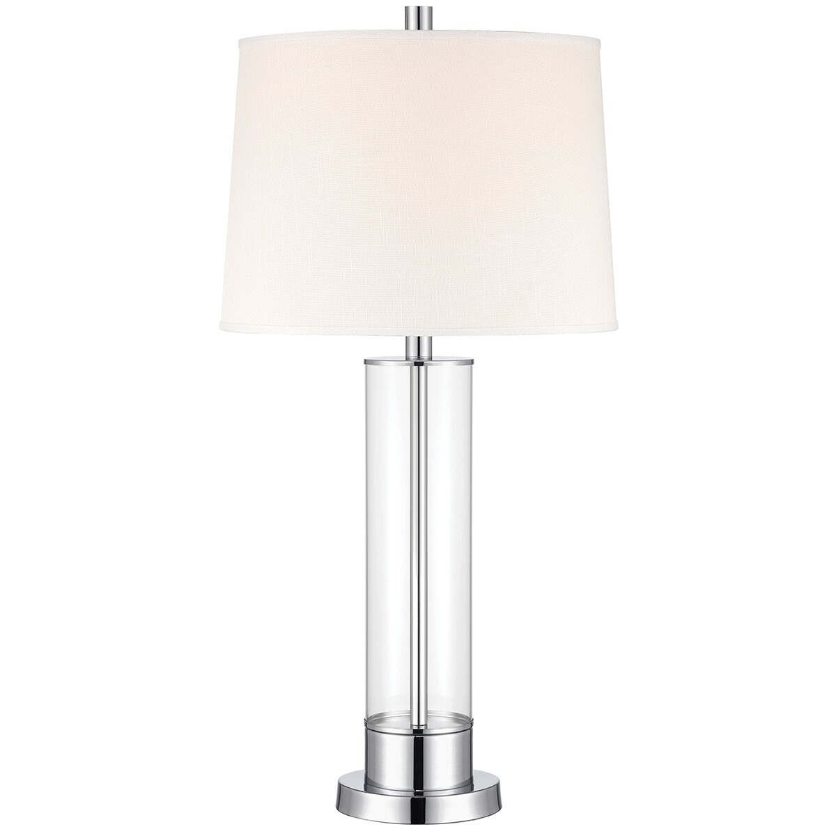 Bridgeport Designs Glass Column Table Lamp
