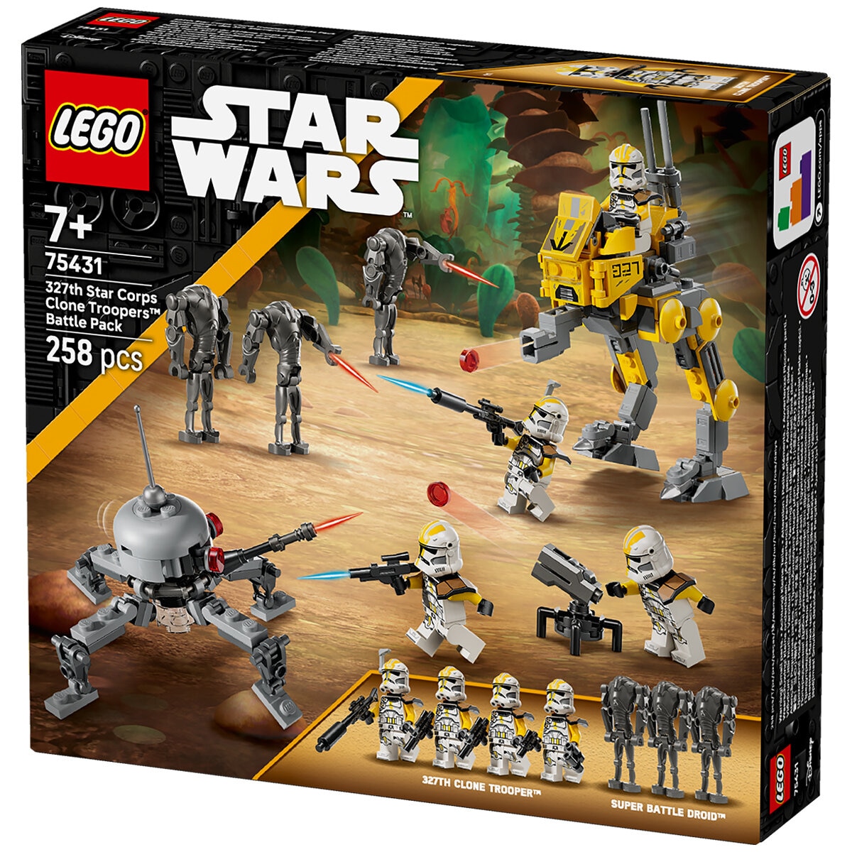 LEGO Star Wars 327th Star Corps Clone Troopers Battle Pack 75431