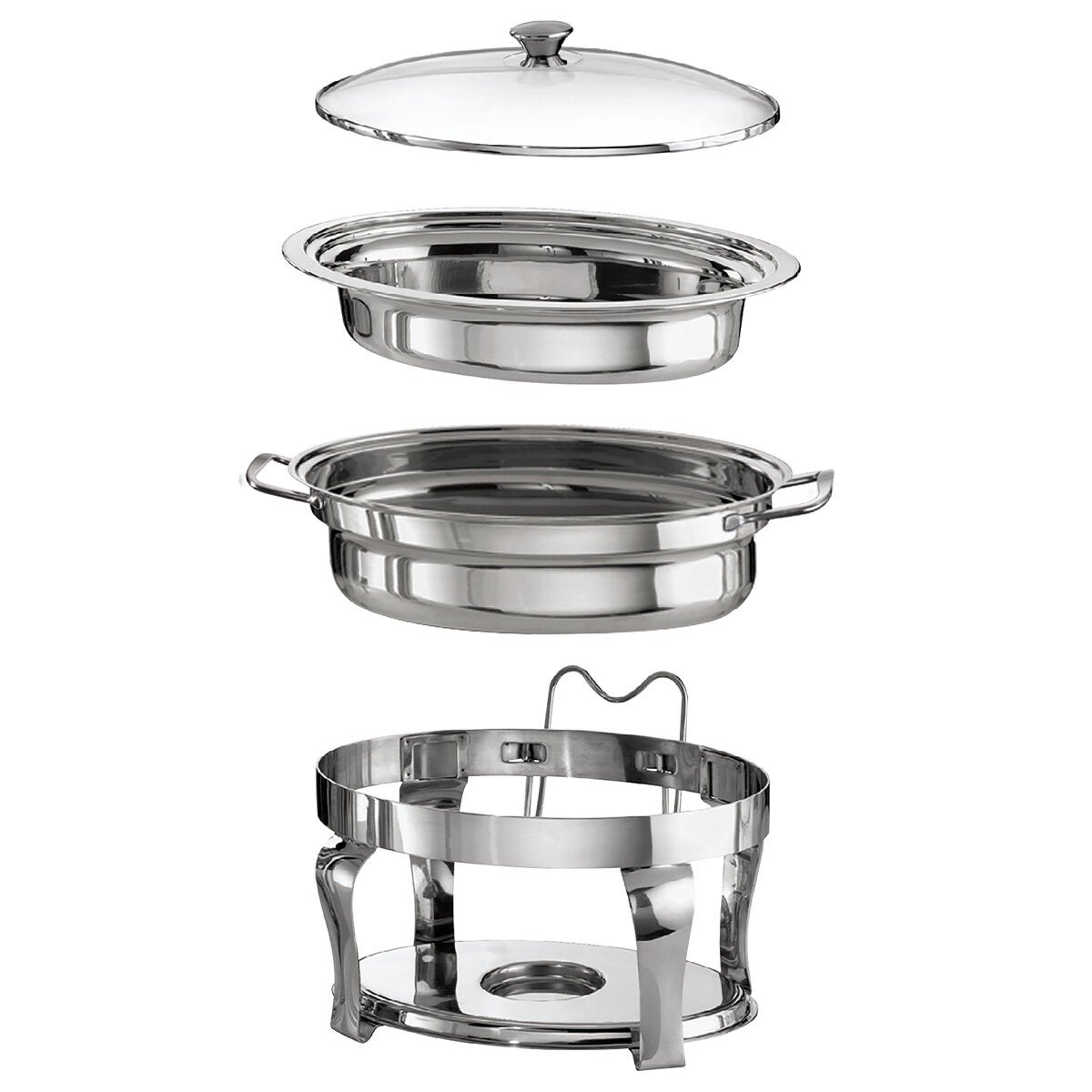 Tramontina Oval Stainless Steel Chafing Dish 3.9L
