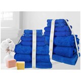 Kingtex Ramesses 100% Cotton Bath Sheet Sets 14 piece - ARoyal Blue