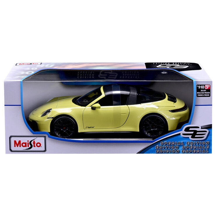 Maisto 1:18 Die Cast Cars 2025 Porsche 911 Targa 4 Gts 992.2 Hybird Maisto 1:18 Die Cast Cars 2025 Porsche 911 Targa 4 Gts 992.2 Hybird