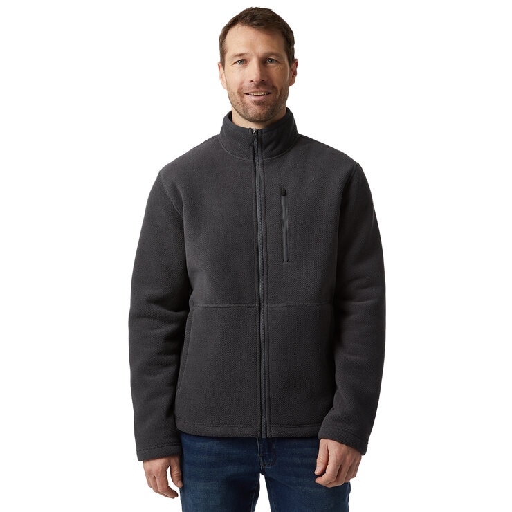 32 Degree Full Zip Fleece Charcoal AU Small 32 Degree Full Zip Fleece Charcoal AU Small