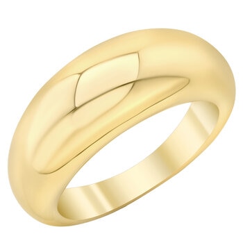 18KT Yellow Gold Domed Ring 6.80g