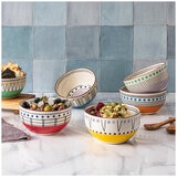 over&back Stardust Stoneware Bowls 6 Piece Set