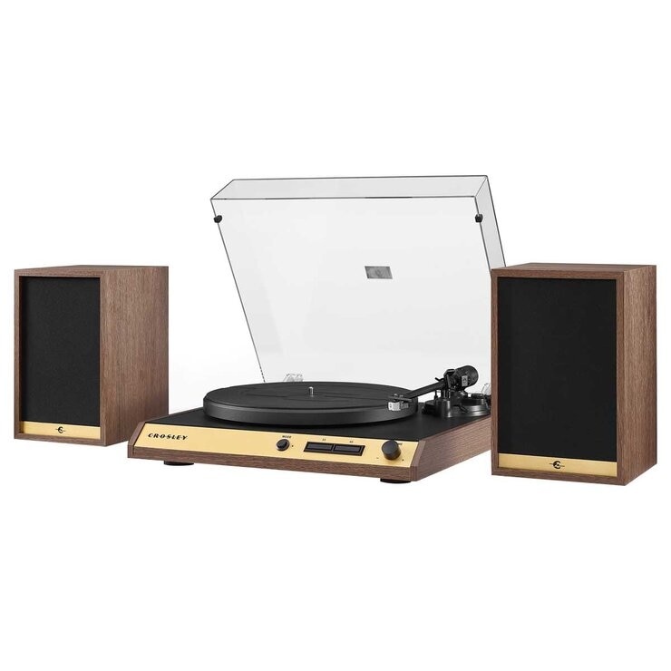 Crosley C72 Record Vinyl Shelf Turntable CR72A-WA