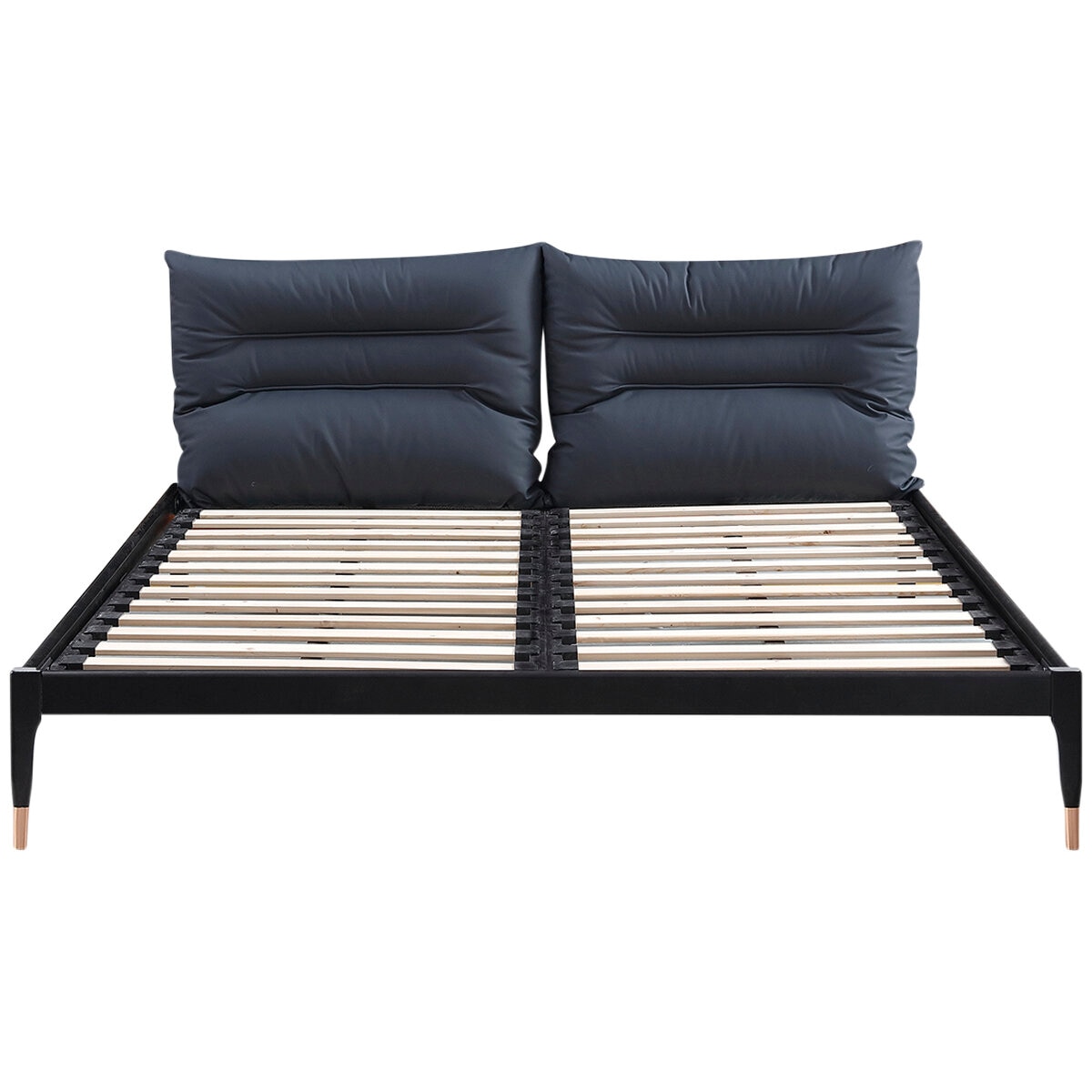 Moran Hagen Queen Bed with Encasement and Slats