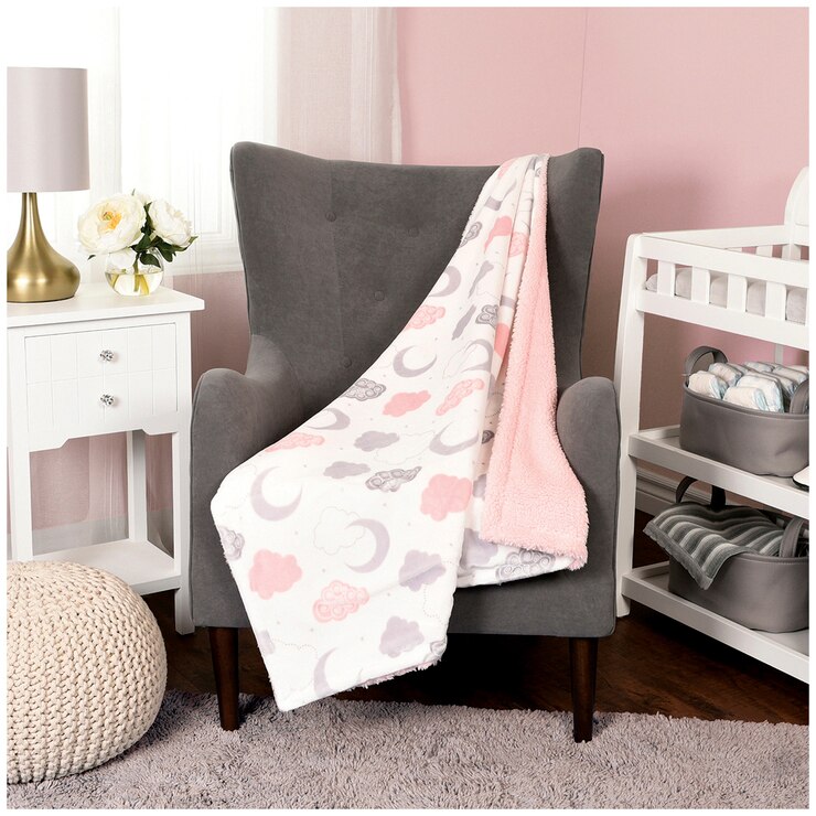 Little Miracles Ultimate Sherpa Baby Blanket Cloud Costco Australia