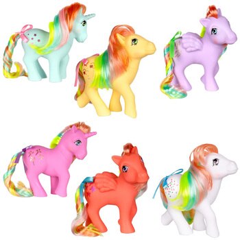 My Little Pony Classic Rainbow Ponies 6pk