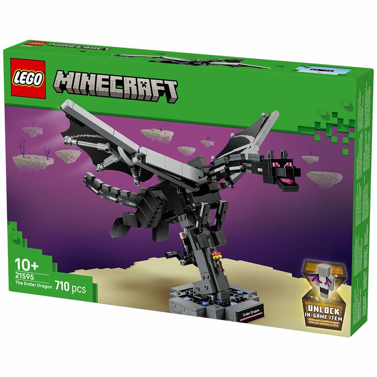 LEGO Minecraft The Ender Dragon Video Game Decor 21595