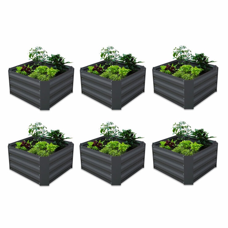 Greenlife Small Garden Bed 600 x 600 x 300mm - 6 Pack Greenlife Small Garden Bed 600 x 600 x 300mm - 6 Pack