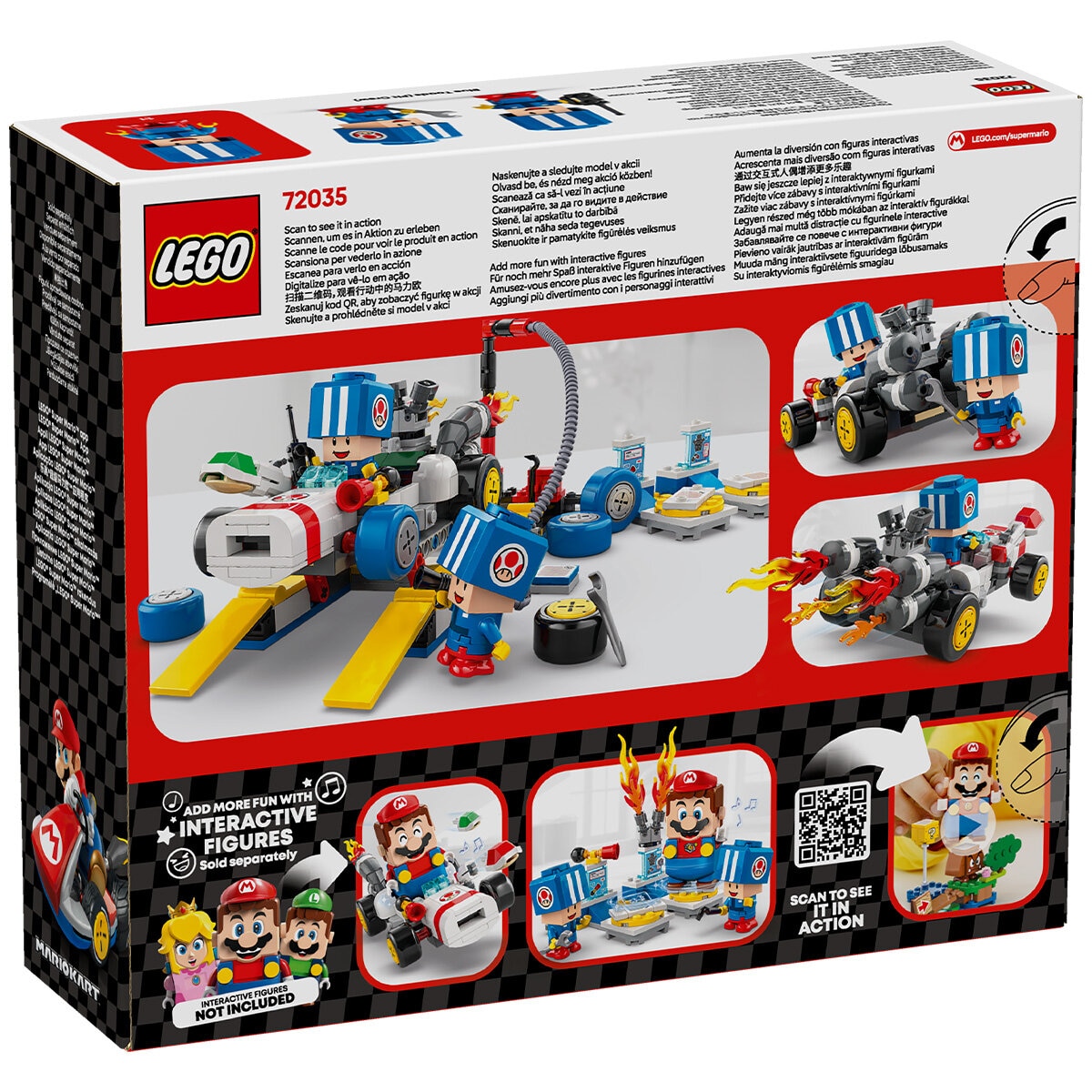 LEGO Super Mario Mario Kart Toad’s Garage Nintendo Character Gift 72035