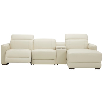 Gilman Creek Leather Power Reclining Sectional