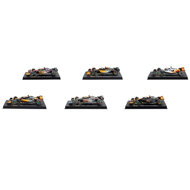 Maisto 1:43 Formula Racing Die Cast 6 Pack McLaren Maisto 1:43 Formula Racing Die Cast 6 Pack McLaren