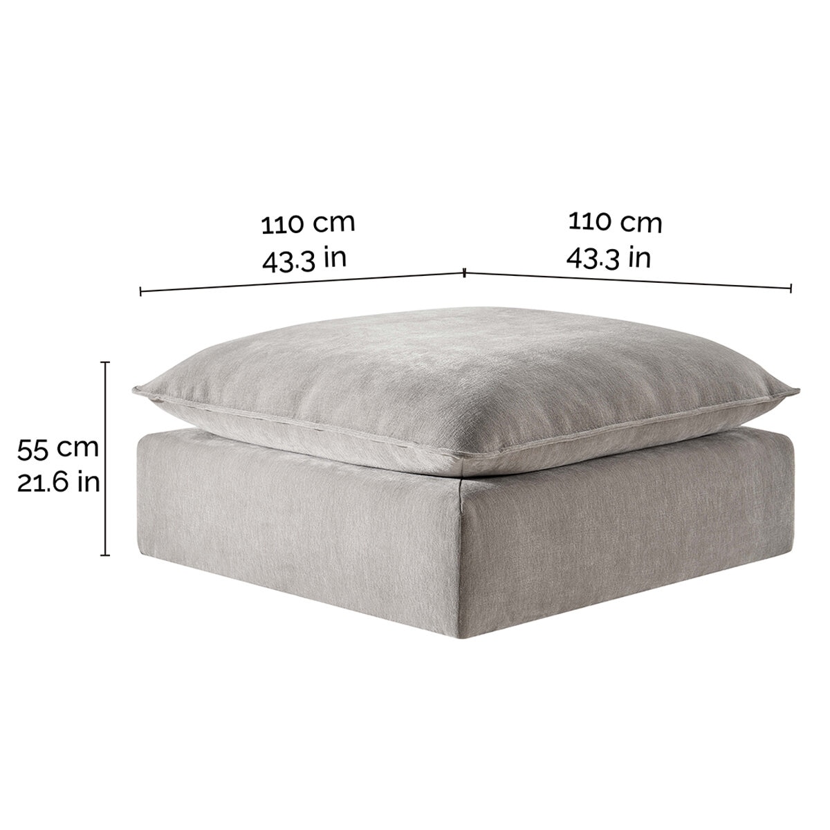 Aiden & Ivy Ottoman Of The Sereen Sectional
