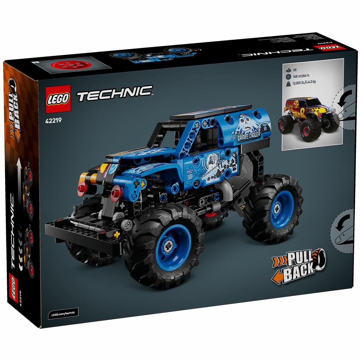 LEGO Technic Monster Jam Grave Digger Fire and Ice 42219
