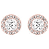 0.33ctw Diamond Earings with Halo