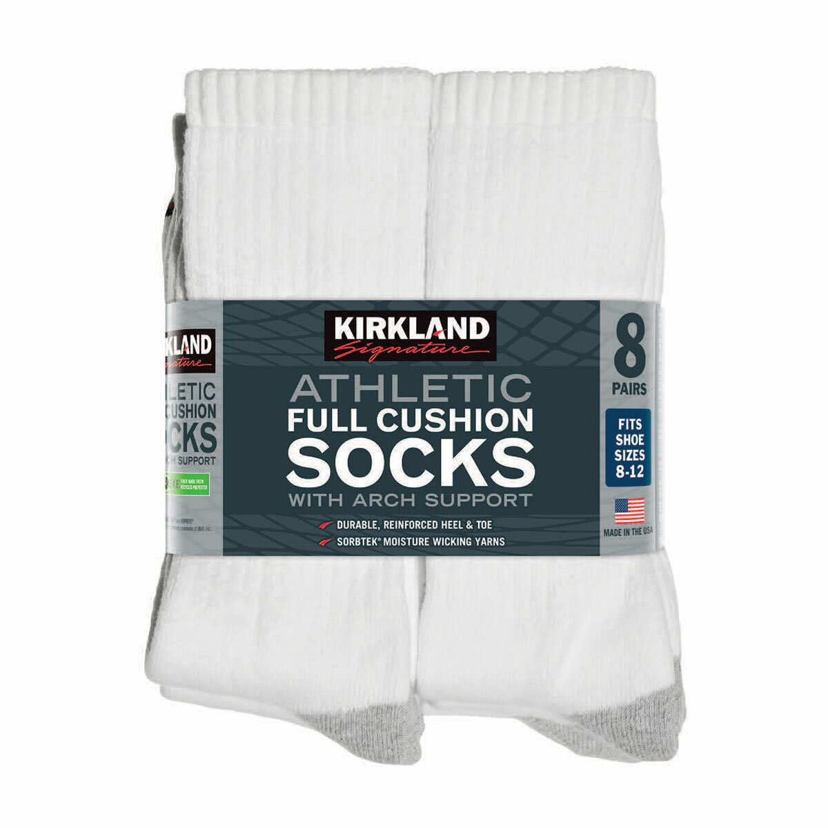 Kirkland Signature Athletic Sock 8PK
