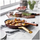 GreenPan Ceramic Non-Stick Frypan 2 Piece Set 26cm And 30cm Choc Truffle