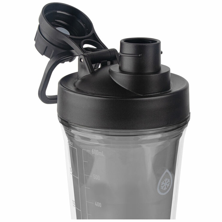 Thermoflask Tritan Shaker Spout Lid With Agitator 710ml 2 Pack Black White