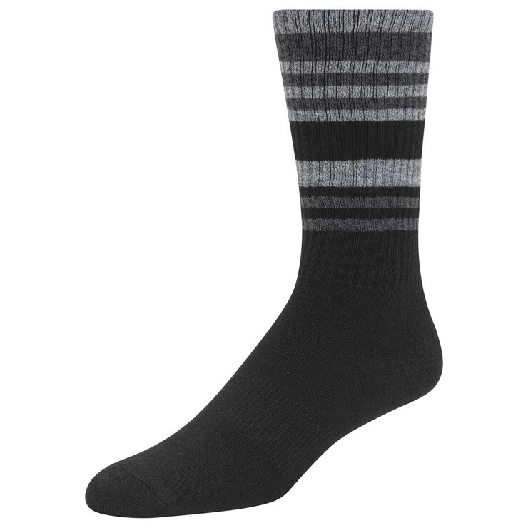 Weatherproof Men's Cool Max Socks Black And Grey