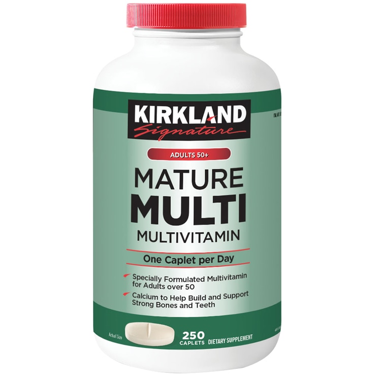 Kirkland Signature Mature Multi Vitamin 250 Tabs Costco Australia
