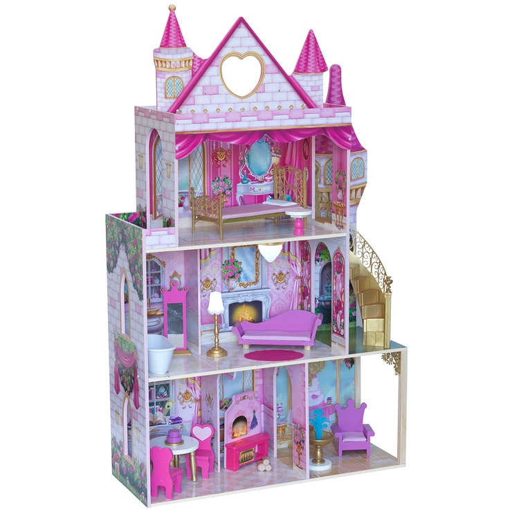 Kidkraft Rose Garden Castle Dollhouse with EZ Kraft Assembly Costco