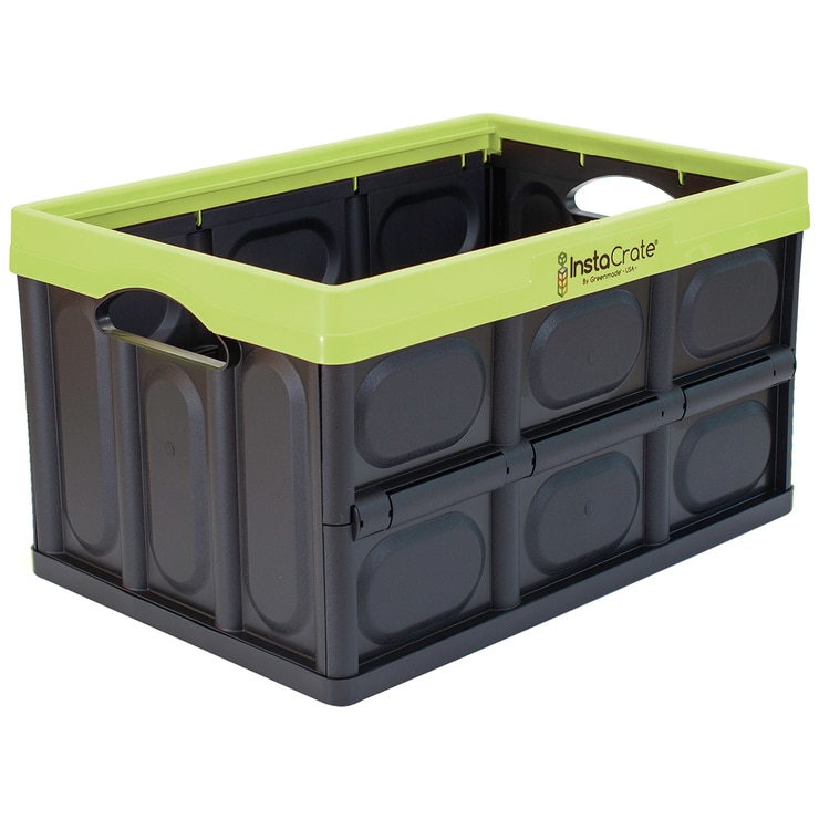 Instacrate Storage Crate 47L Green Costco Australia