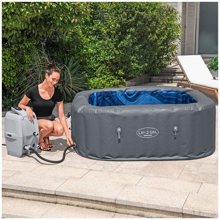 SaluSpa Coronado EnergySense Square Spa With Smart AirJet SaluSpa Coronado EnergySense Square Spa With Smart AirJet