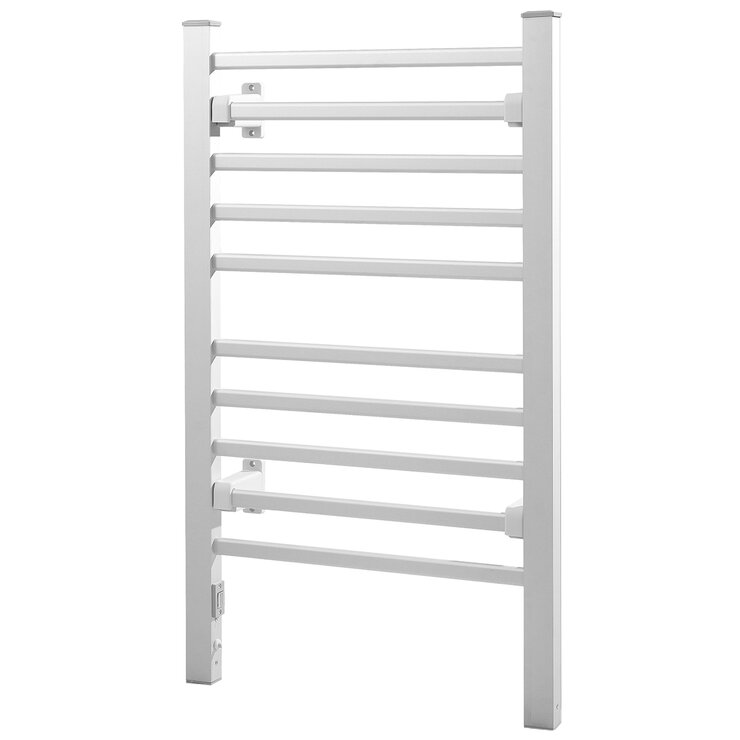 Devanti Heated Towel Rail Rack Electric Clothes Rails Devanti Heated Towel Rail Rack Electric Clothes Rails