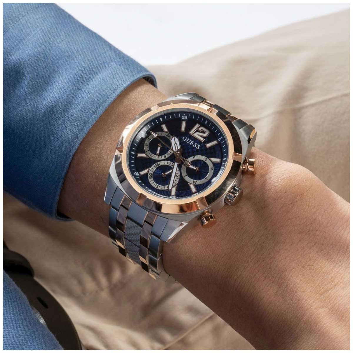 GUESS Resistance Two Tone Men's Watch GW0714G3