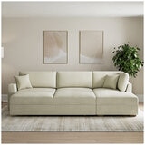 Thomasville 2 Piece Convertible Sectional With Chaise