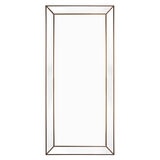 Cafe Lighting Zeta Floor Mirror, Antique Gold