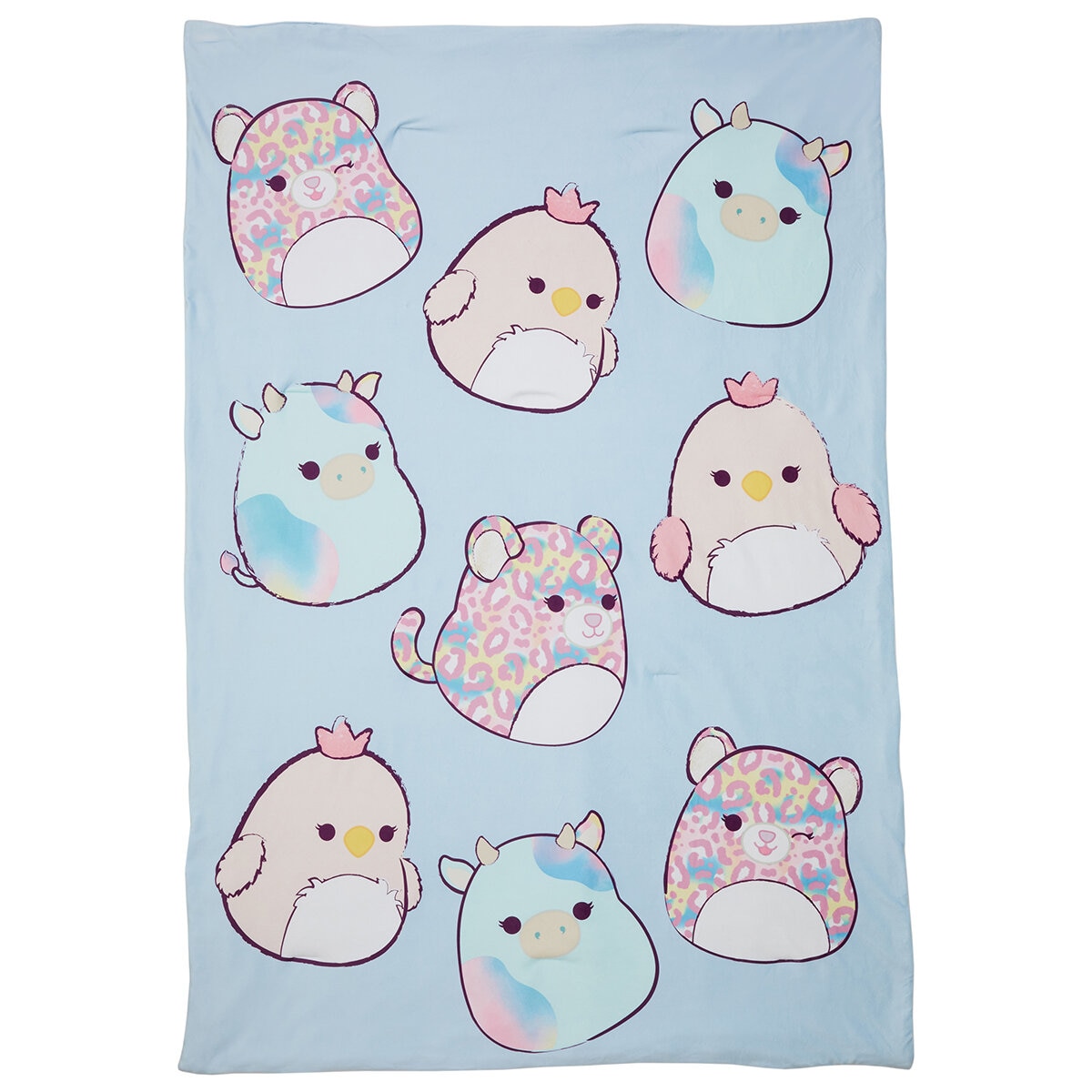 Squishmallows Snuggle Throw 127cm x 178cm Sweet As Squish