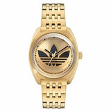 Adidas Originals Edition One Gold Tone Stainless Steel Watch AOFH23509