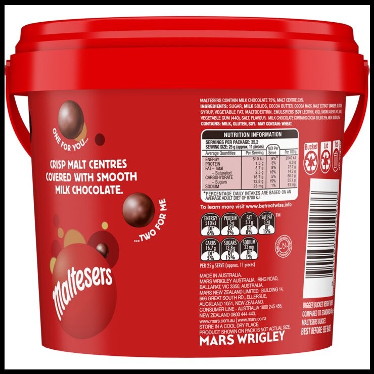 Maltesers XL Party Bucket 880g