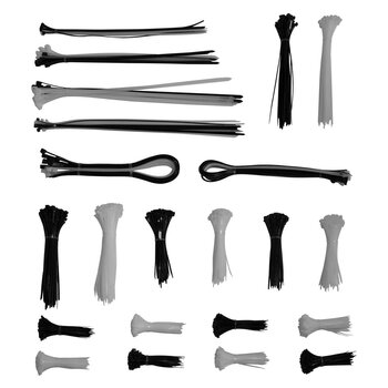 Powerhouse PC Heavy Duty Multi-Purpose Cable Tie 1600 Pieces