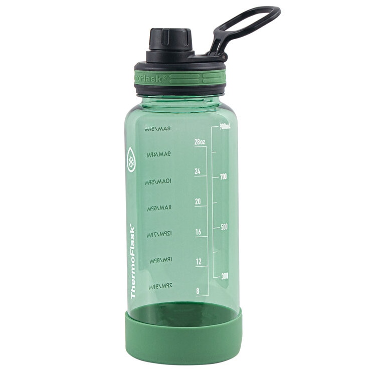 Thermoflask Motivational Drink Bottle 946ml 2 Pack Pink And Green Thermoflask Motivational Drink Bottle 946ml 2 Pack Pink And Green