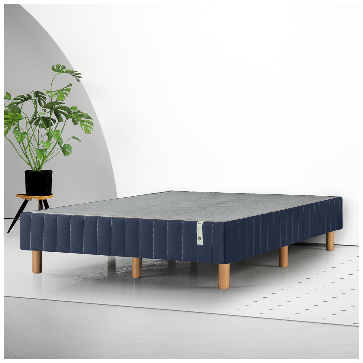 Quick Snap Mattress Base King Navy (Zinus)