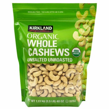 Kirkland Signature Organic Cashews 1.13kg