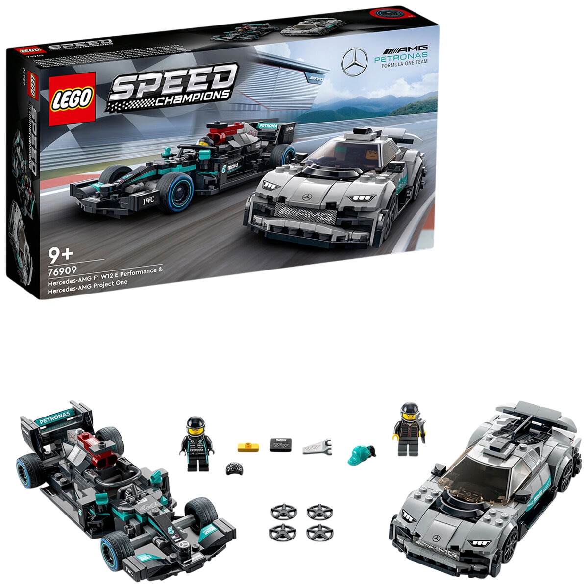 LEGO Speed Champions Mercedes-AMG F1 W12 E Performance & Mercedes-AMG Project One 76923